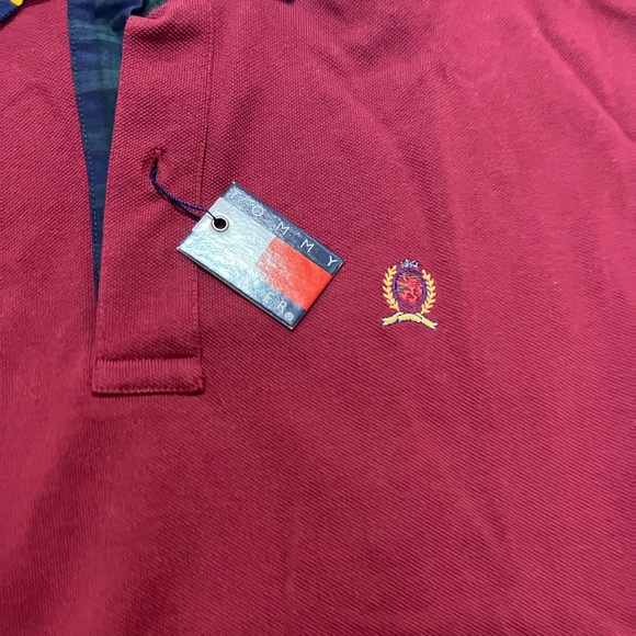 Tommy Hilfiger Long Sleeve Polo with Embroidered Emblem - NWT - Picture 6 of 14